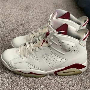 Maroon Jordan Retro 6’s